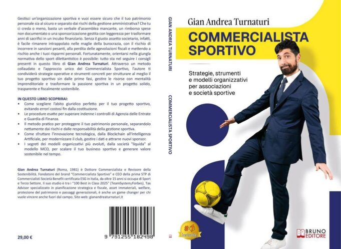 Gian Andrea Turnaturi lancia il libro su come creare un’organizzazione sportiva di successo