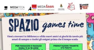 Pomeriggio di gioco e sfida in Medateca: torna lo “Spazio Games Time” per giovani e adolescenti